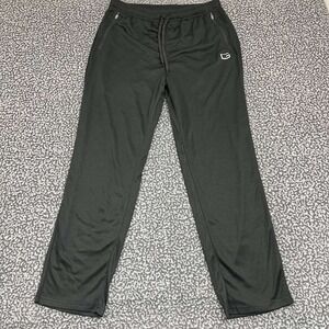 Gradual Sweatpants Men Large Black Drawstring Zipper Pocket‎ Outdoor 32x29 New